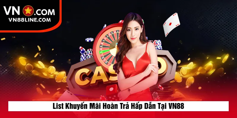 List Khuyến Mãi Hoàn Trả Hấp Dẫn Tại VN88